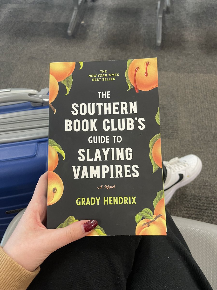 MadsReads's tweet photo. My first book for the year will be The Southern Book Club’s Guide to Slaying Vampires! This fits the paranormal prompt in the @PopCReadathon https://t.co/Qh64dYmJKy