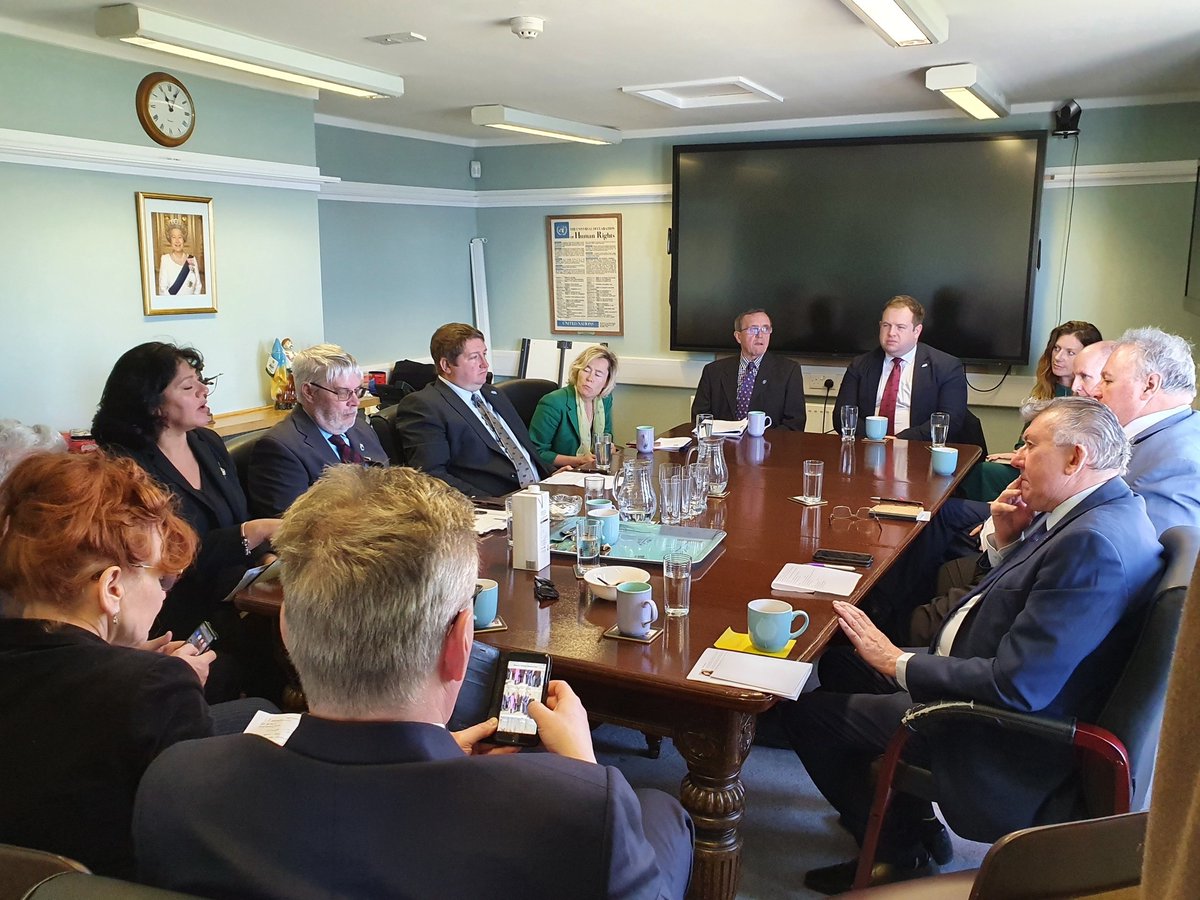 FalklandsRepUK's tweet photo. In November, members of the @UKParliament All-Party Parliamentary Group for the Falkland Islands visited the Islands to mark the 40th anniversary of the liberation of the Falkland Islands. #Falklands40th #2022Review https://t.co/IvkjR0sxjV