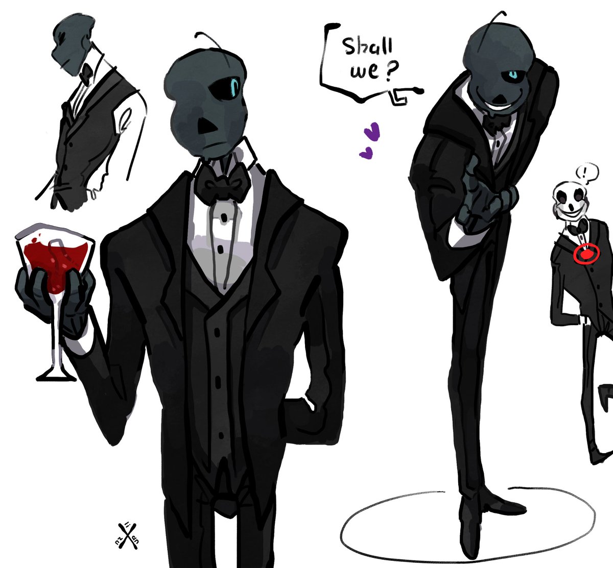 Nightmare sans (mafia edition)