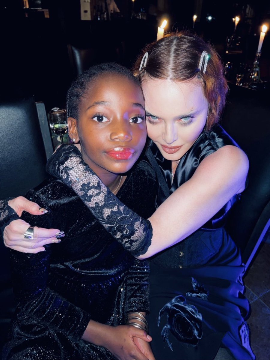Madonna's tweet photo. “When you were a little girl Madame, was this the woman you dreamed of becoming?”

This is a quote from one of my favorite books- The Impossible Lives of Greta Wells. 

The answer is I could never have imagined my life would be so full… https://t.co/q4gwnAAJc6