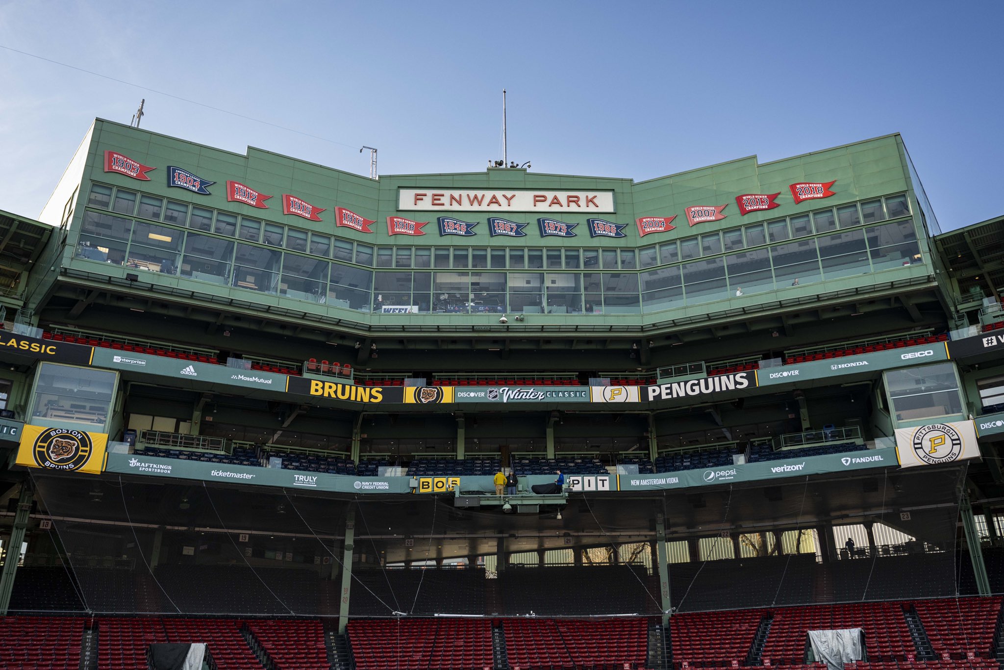 Fenway Park on Twitter "A change of scenery. WinterClassic https//t