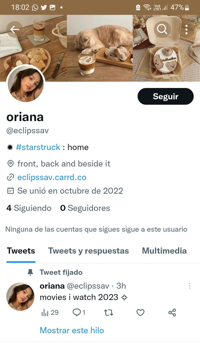 oliviasversion's tweet photo. me mude de cuenta porque en esta no interactuo con nadie y me siento incomoda. estoy en @eclipssav voy a hablar de mis favs, pelis y series que vea y gran hermano ahre siganme si quieren https://t.co/eccg8t4ghJ