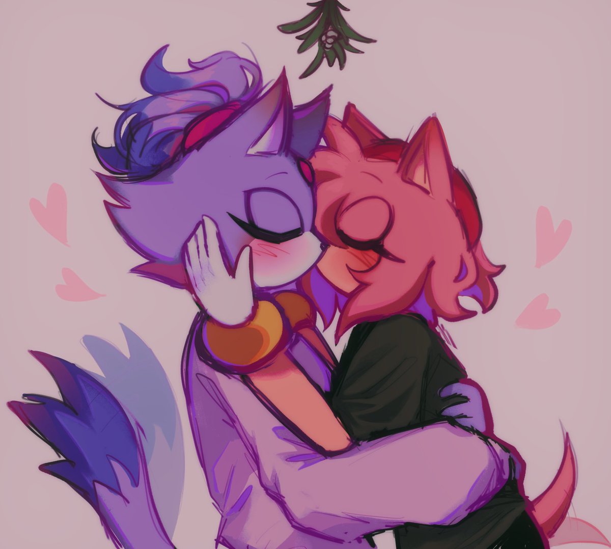 「late doodle for the holidays :]#blazamy 」|minx 🌷のイラスト