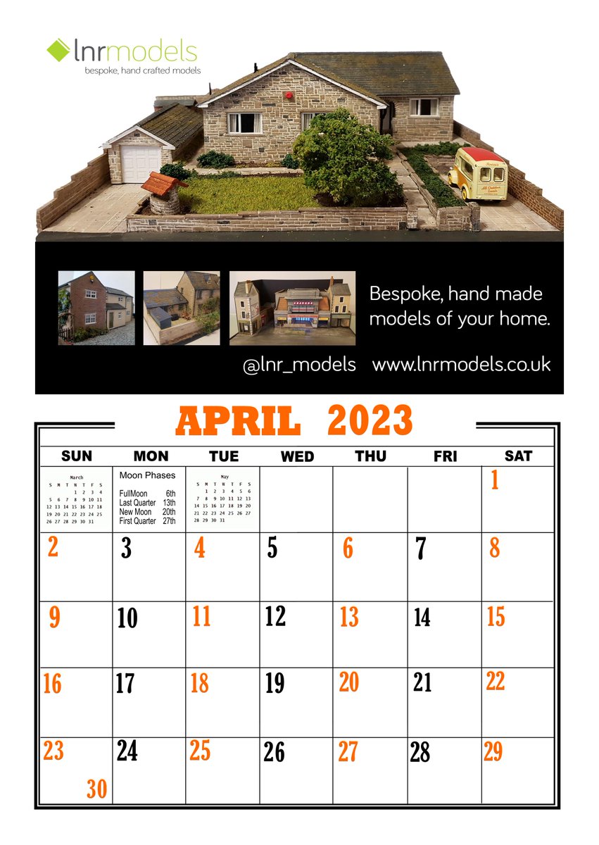 Did you take part in the #MHHSBD calendar? well <a href="/lnr_models/">LNR Models 🏠</a>  did and is our #April business of the month. A great place to shop for custom models. Also a big shoutout to <a href="/CertificatesJb/">JB Certificates of Life</a> who helped organise it all.
#SmartSocial #StrongerTogether #supportingsmallbiz