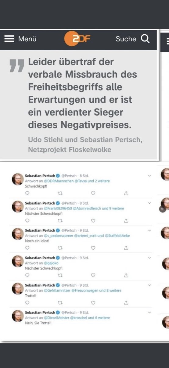 janfleischhauer's tweet image. Das ist übrigens einer der beiden Aktivisten, die sich hinter dem Projekt „Floskelwolke“ verbergen und die es mit der Nominierung des Wortes „Freiheit“ als Hasswort Nummer Eins bis in die @tagesschau geschafft haben.
