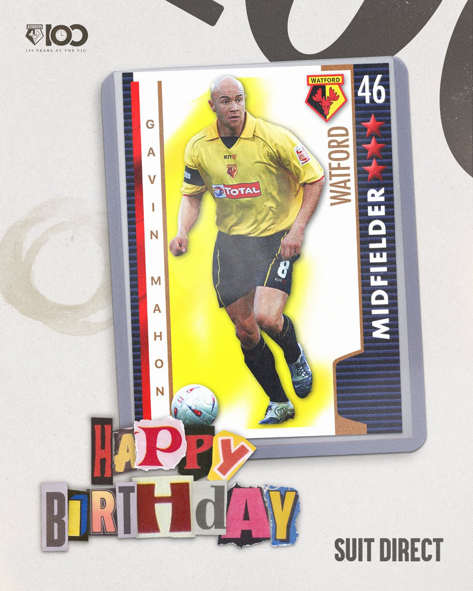 WatfordFC's tweet photo. Happy birthday to 2003/04 Player of the Season Gavin Mahon! 🎂

#WatfordFC https://t.co/fadbSW2Qsu