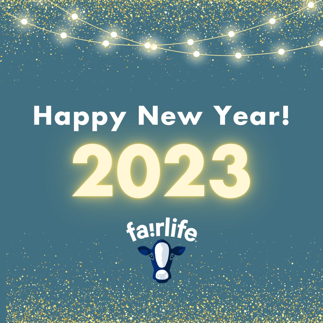 Have a safe and Happy New Year! Our resolution this year: drink more milk 🥛