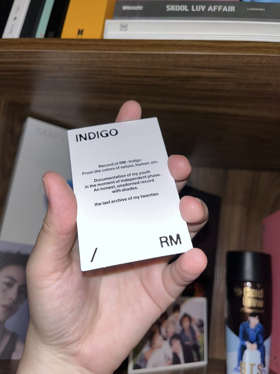 stanwheeinjinx's tweet photo. VENDA/VENDO BTS 

➡️ Card Namjoon/RM - Indigo 
➡️ Valor: 55,00 com frete incluso
➡️ Envios até sexta desta semana
➡️ Tenho feedbacks positivos no ig: stanwheeniecollector, aba “proof” https://t.co/ODgSTCGGHB
