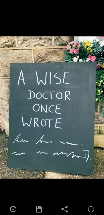 danflack4's tweet image. Doctors are the bollocks but their handwriting is diabolical