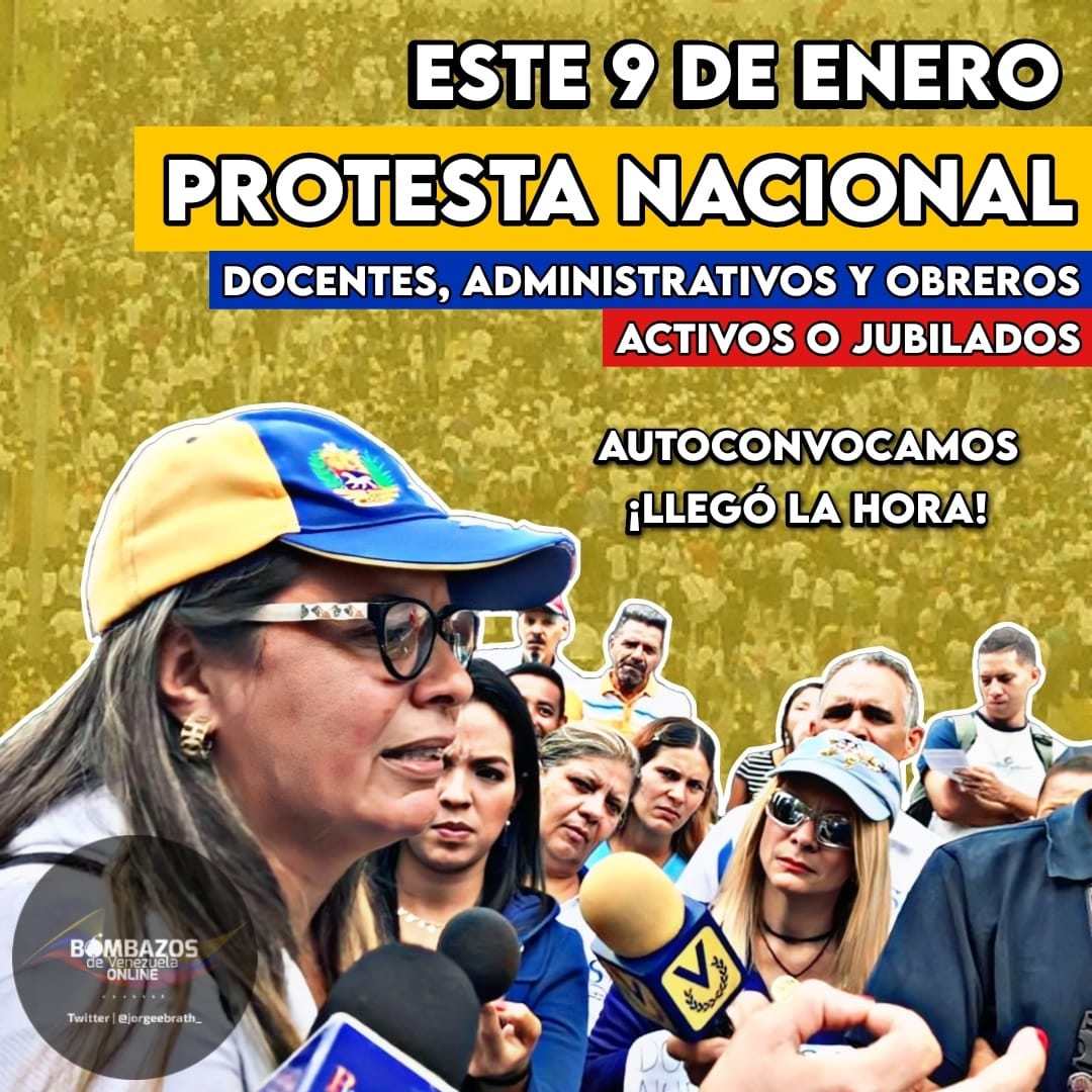 Protesta Nacional todos al mppe autoconvocados todos a los que le duela su bolsillo, su salud, su seguridad, los estudiantes de Venezuela, la calidad educativa, y el currículum.