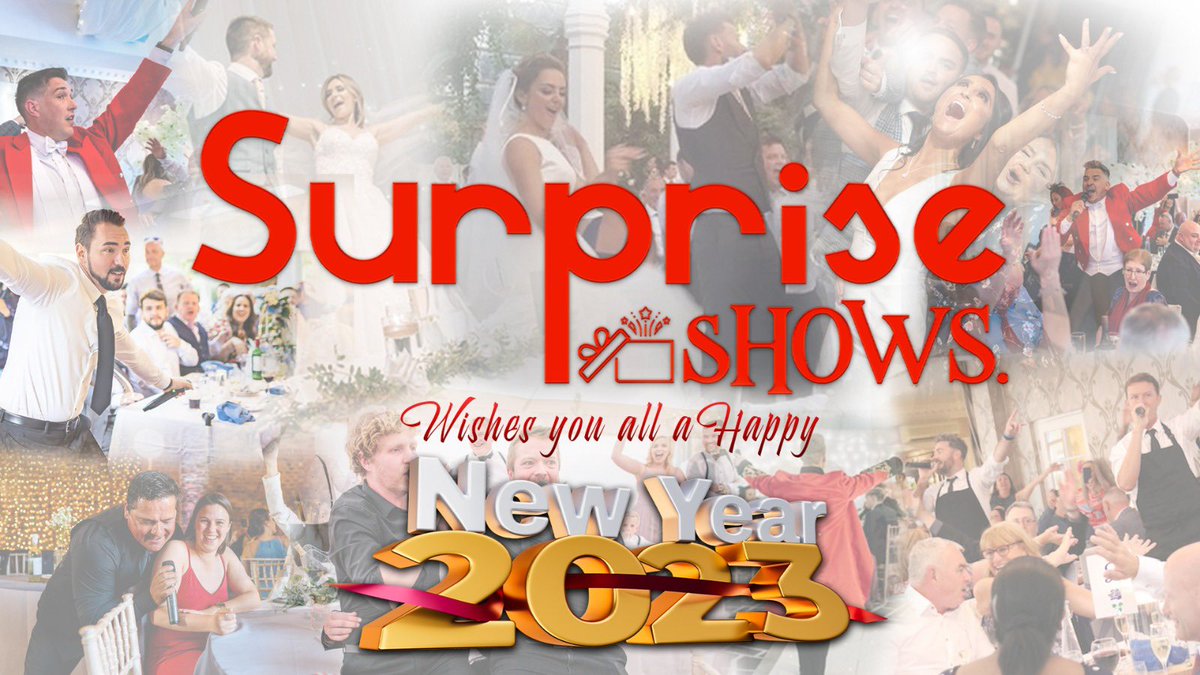 Happy New Year from everyone here at Surprise Shows 🥳 It’s been an incredible 2022 in which all of our performers have entertained thousands of guests at events up and down the UK 2023 is shaping up to be our busiest year yet and we are so ready for it 🤩 #singingwaiters