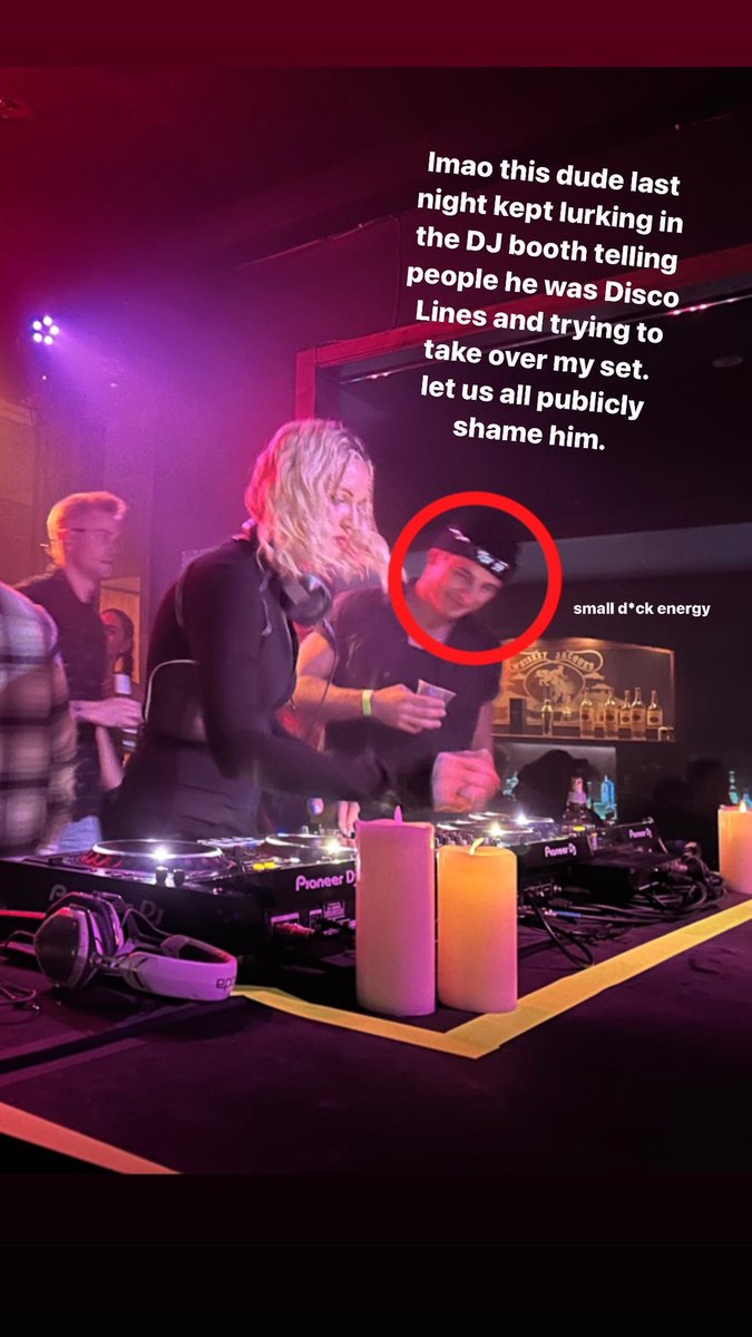 lol this dude actually started going through my usbs last night and telling me what to play before he got kicked out. it’s 2023 can we stop with the mansplaining please it’s fucking exhausting