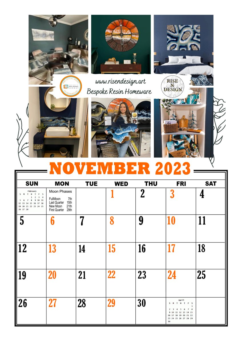 LAInkPrintingS1's tweet photo. Did you take part in the #MHHSBD calendar? well @RisenDesign1 did and is our #November business of the month. A great place to shop for wow factor resin art. Also a big shoutout to @CertificatesJb who helped organise it all.
#SmartSocial #StrongerTogether #supportingsmallbiz https://t.co/mAACW5irfi