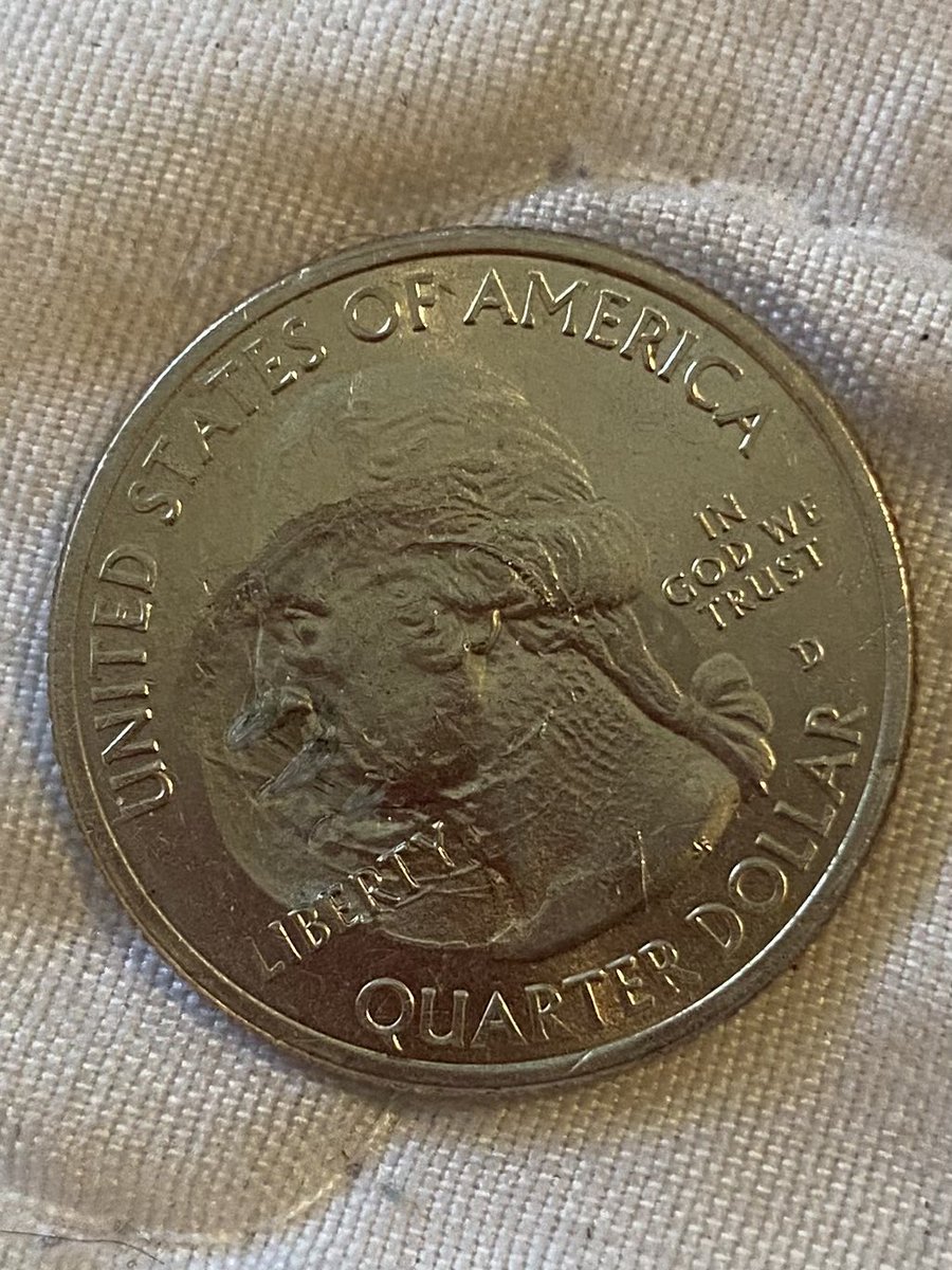 noDonnano4546's tweet image. #errorcoins, #minterrorcoins, D-2018 Cumberland Island US Quarter.