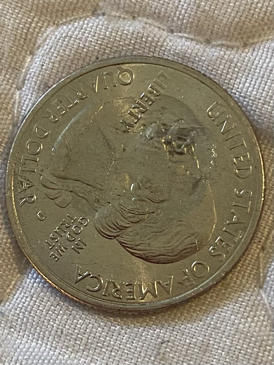 noDonnano4546's tweet image. #errorcoins, #minterrorcoins, D-2018 Cumberland Island US Quarter.