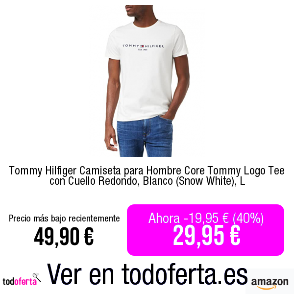 Todoferta1's tweet photo. ↗️Ver en Amazon https://t.co/inE5O16Itt
Tommy Hilfiger Camiseta para Hombre Core Tommy Logo Tee con Cuello Redondo, Blanco (Snow White), L

👨‍👨‍👧‍👧 Canales: https://t.co/qFFjgDB2Lm https://t.co/UxBPjyIsr3