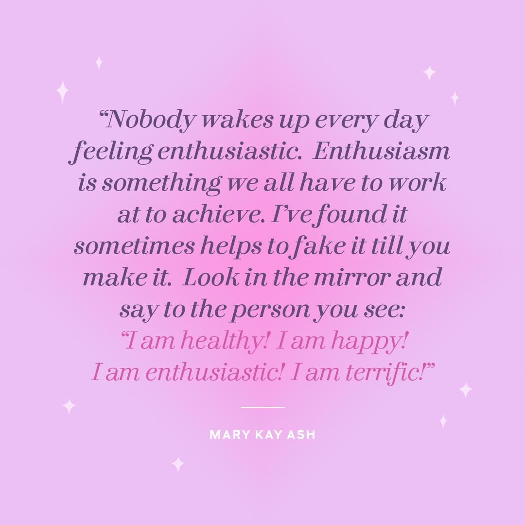 DebKinkelSuarez's tweet photo. Need a minute of motivation? Here’s some heartfelt wisdom from the Founder herself! ✨ #MaryKay #MyMKLife https://t.co/IQjaV2XIvm