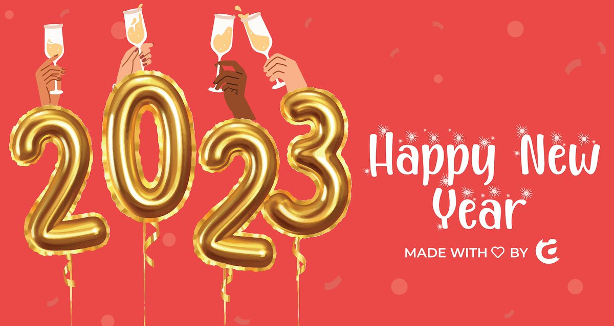 AnkitDesigns's tweet photo. Cheers to 12 new chapters &amp; 365 new chances. May your New Year sparkle brighter than the Times Square Ball! #newyears2023 #HappyNewYear https://t.co/2EIsiC7hQy