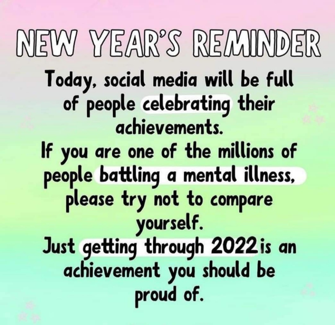 We're proud of you! 💚 #HappyNewYear2023 #MentalHealthMatters
