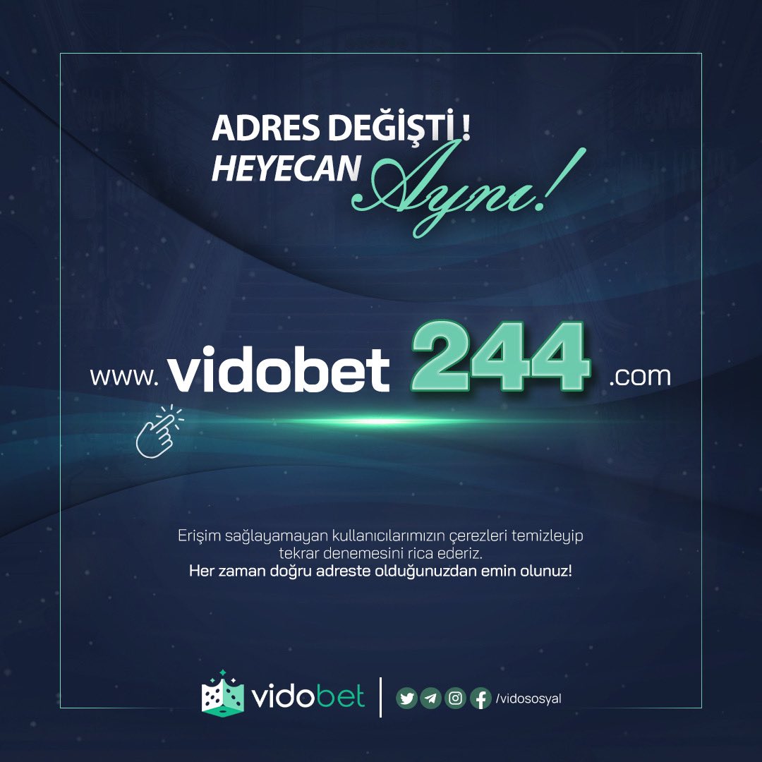 vidobet Resmi Sitesinin Bağlantısı