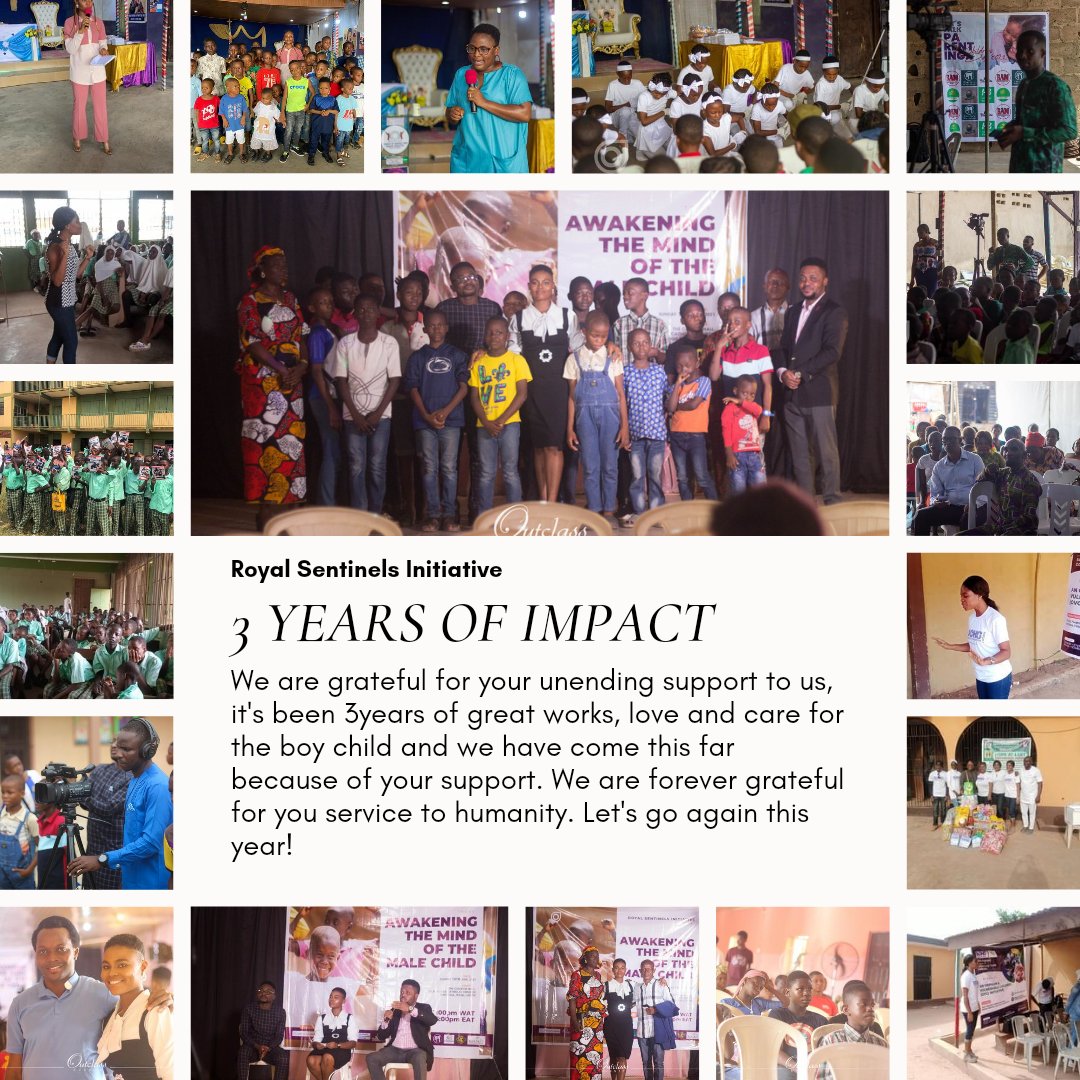 To everyone who has made out time one way or the other to support our projects, we do not take it for granted. Thank you for always being there for us, thank you for a successful 3 years of impact. Let's do more this year.