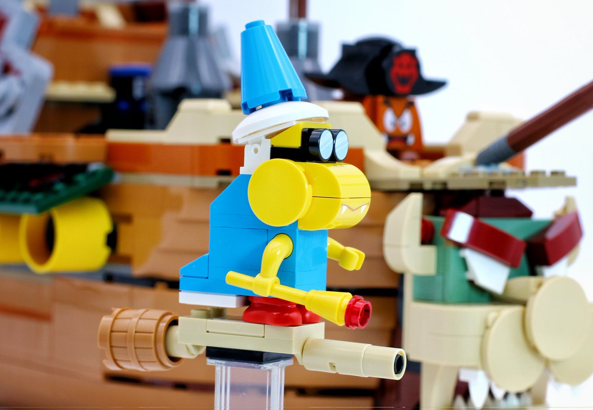 fusiggi's tweet photo. 🔴 Lego Mario Bowser's Airship!

#legosupermario #legomario #lego #supermario #mariolego #mario https://t.co/BqBpY1lJlI