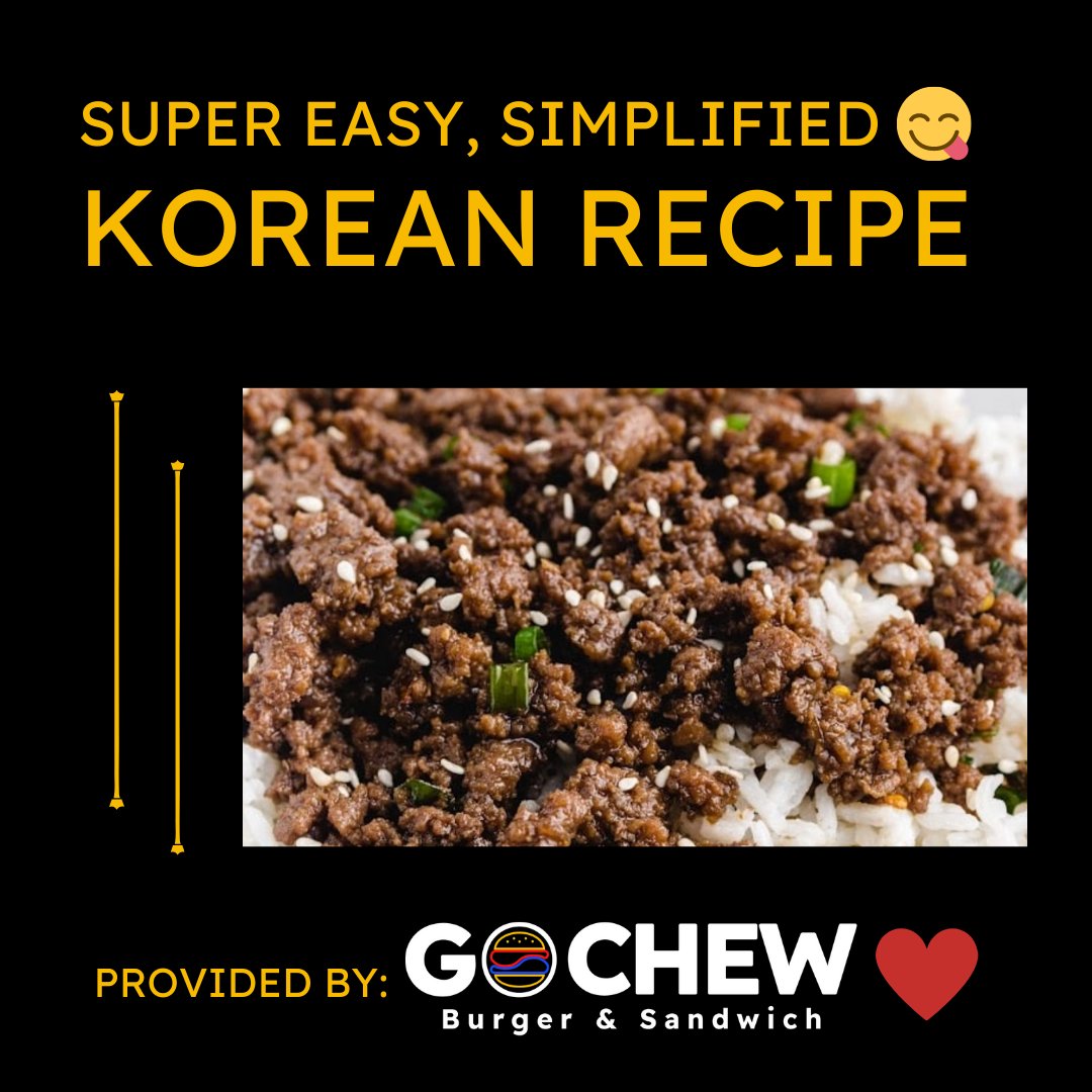 gochewKC's tweet photo. GOCHEW's Super Easy, Simplified Korean Recipe #1 - Bulgogi, Korean BBQ Beef! Feel free to share, leave us a comment with any questions 🙇‍♀️ #recipe #koreanfood #bulgogi #Kbbq #Koreanrecipe #easyrecipe https://t.co/DtF09VscmZ