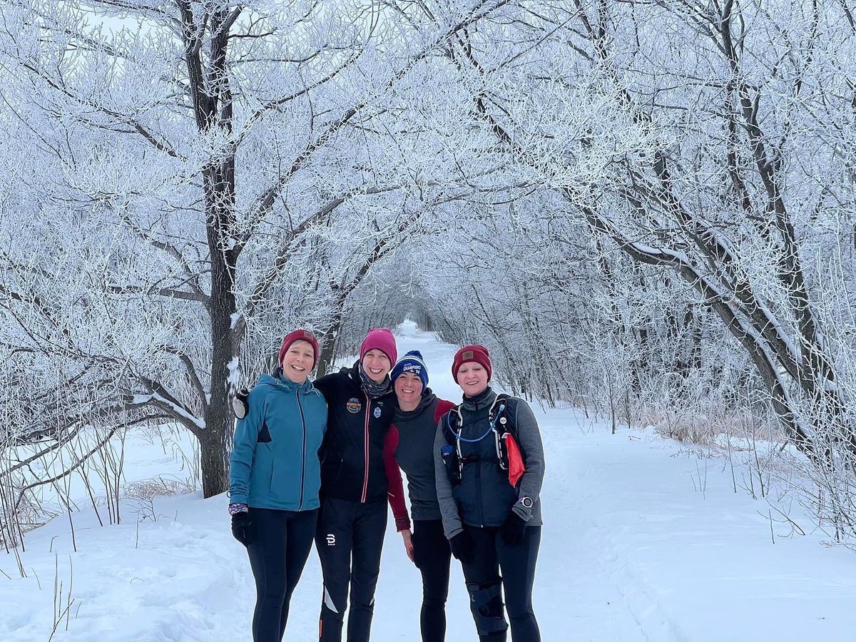 fe_wilt's tweet image. Kicking off 2023 in the best way possible, a beautiful 14 mile run through Assiniboine Forest and down the Harte Trail with wonderful friends! #getoutandrun #runwpg #milesofsmiles
