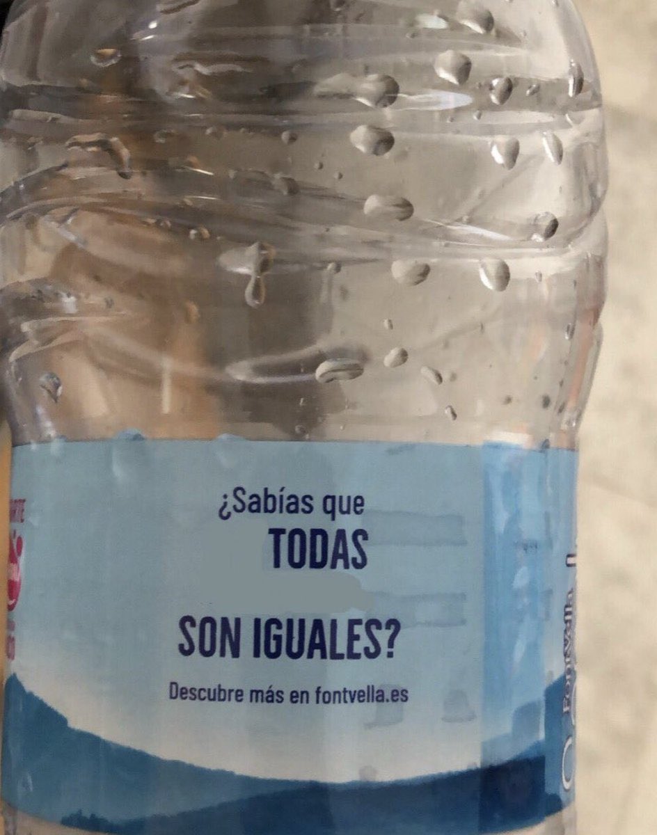 lo dice la botella no yo