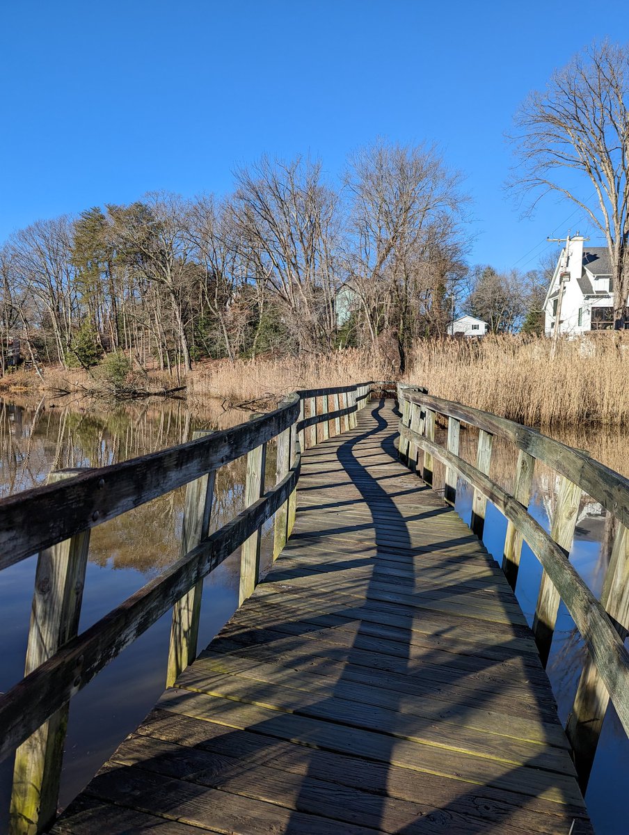 mostlyirun's tweet image. A footbridge near my neighborhood that I cross all the time, but only took a pic on this last day of #RunChatHunt #runchat @therunchat