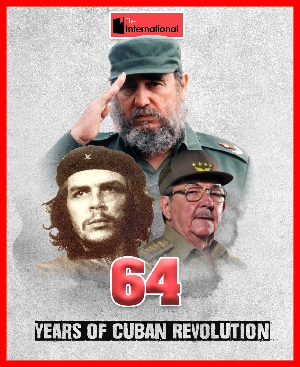 The #CubanRevolution at 64. Viva Fidel!