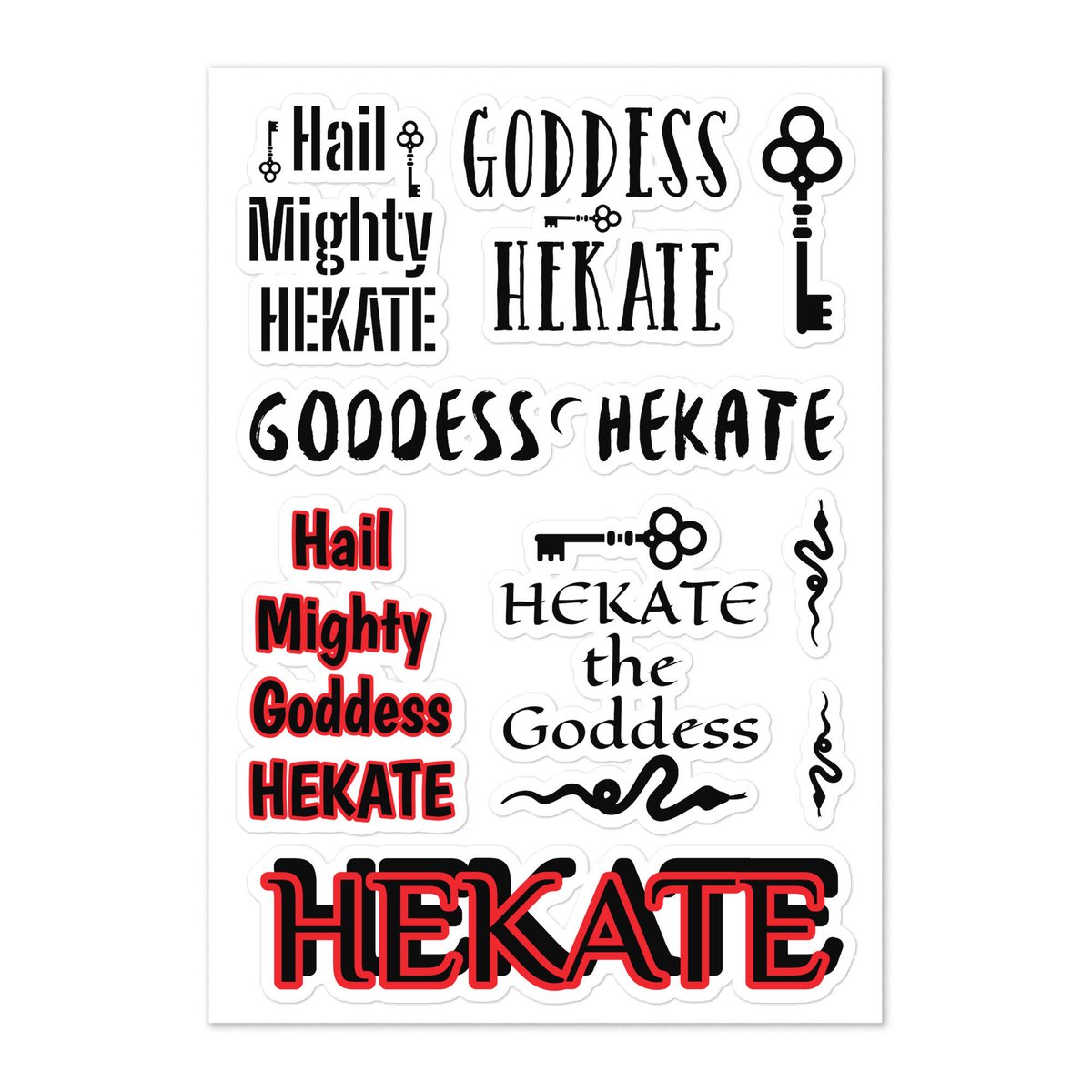NoStopsGo's tweet image. Excited to share this item from my #etsy shop: #HailMightyHEKATE , #StickerSheet . #Hekate #Magick #Hecate #Witch #PaganArt #GoddessHekate #Goddess #AncientGoddess #HekateSticker #HekateStickers #HekateArt #Sorcery #Pagan #Goth #Witchcraft #Sorcery #Deity etsy.me/3Vxty7W