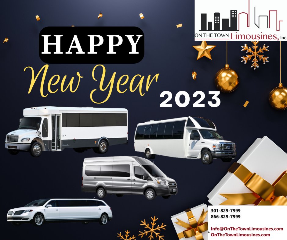 Onthetownlimos's tweet photo. #HappyNewYear
#happynewyear2023
https://t.co/IK7J6EeWQ3
info@onthetownlimousines.com
301-695-5466
866-829-7999
301-698-2650
#FrederickBest #limousine #transportation #shuttlebus #sedan #nightonthetown #frederickmd #corporate #airport #maryland #Virginia #westvirginia #DC https://t.co/wR2HaLeiYI