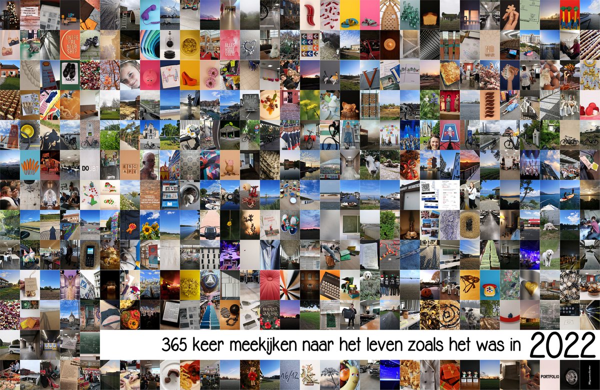 2022 gleed door mijn handen in 365 foto's, elke dag in 1 beeld gevangen. Terugkijken is mijn manier om een jaar af te ronden.
Er werd geleefd, gereisd, gekookt, gefietst, gewandeld, gewerkt, gelezen en gestreden. 
Dank voor elk gelukje samen, op naar 2023! #project365 #10jaar