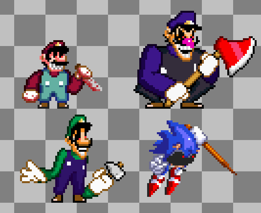 Since "i am you god" its a meme and funny
I made some funnies
Like a D-Side thing, Sonic Mix and a Luigi version (cuz luigi best character)

#marioexe | #dsides | #sonicexe