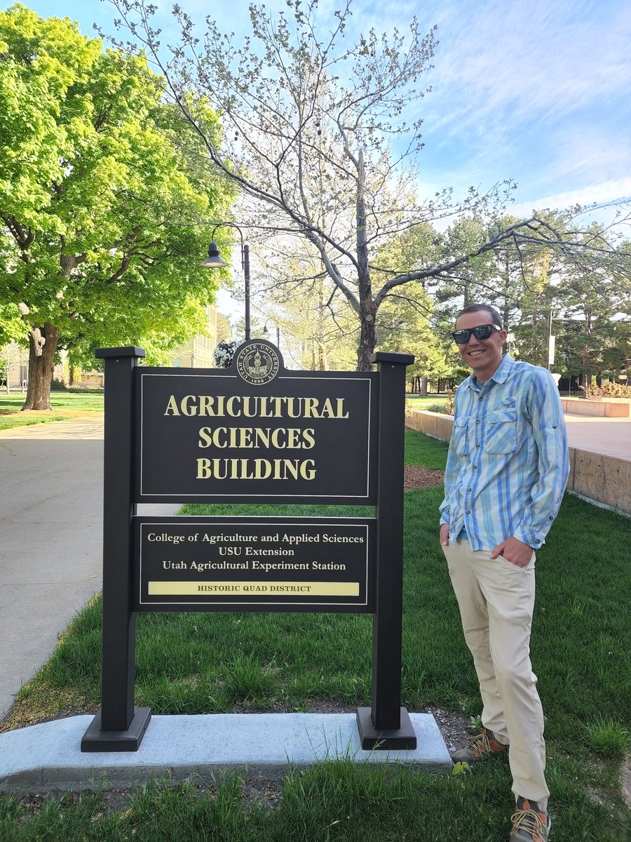 Officially my first day as a Research Assistant Professor in Weed Science at Utah State University! @USUAggies #AggiePride #Weedscience