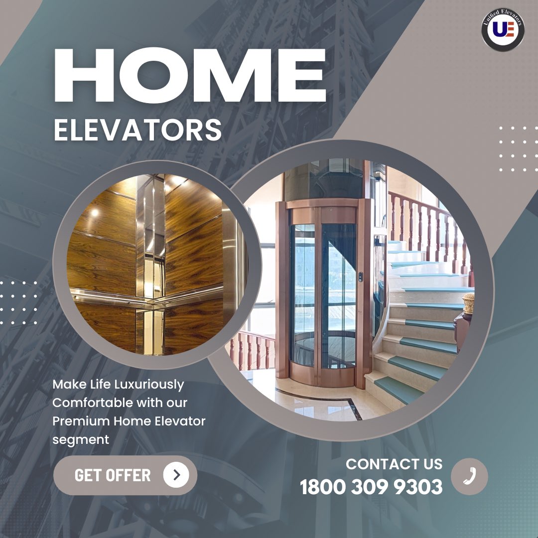 unifiedelevator's tweet image. Luxury must be comfortable, otherwise it is not luxury…make comfortable with Unified Elevators.

 Contact Us :-
📲 +91-9061718002 📲 1800 309 9303
📧 sales@unifiedelevators.com 

#Elevators #hospitalelevator #passengerelevator #Homeelevators #Elevators #Lifts  #Bestelevators