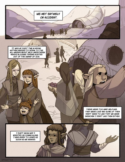 an lgbt dark crystal fan comic 1/3 