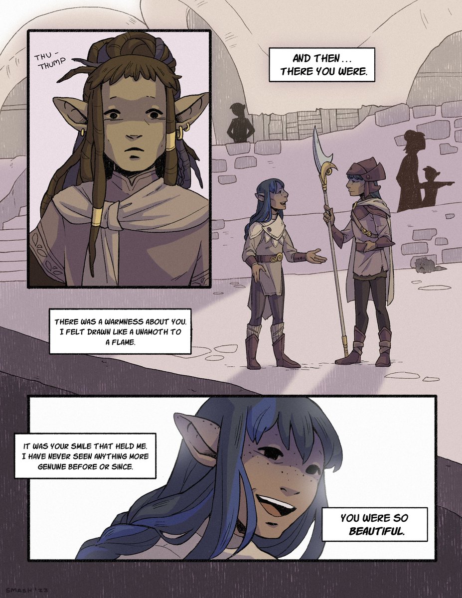 an lgbt dark crystal fan comic 1/3 