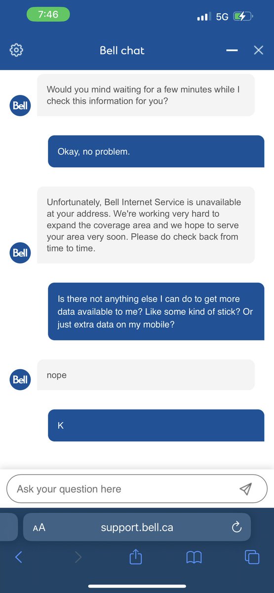 Nice chat <a href="/Bell/">Bell</a>… 😂👍