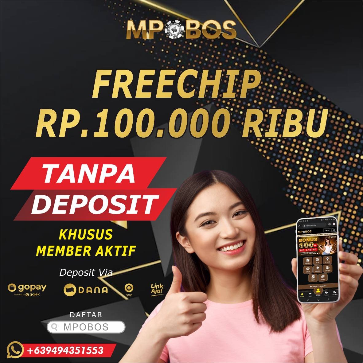 FREECHIPS GRATIS MEMBER AKTIF MPOBOS 
jaga.link/mpobos 

Minimal Deposit hanya 10 rb
Deposit pulsa tanpa potongan 100%

Extra bonus new member hanya 5x TO
#MPOBOS
#mpobos
#infoslotgacor
#freechipmpobos
#mpobosfreechips
