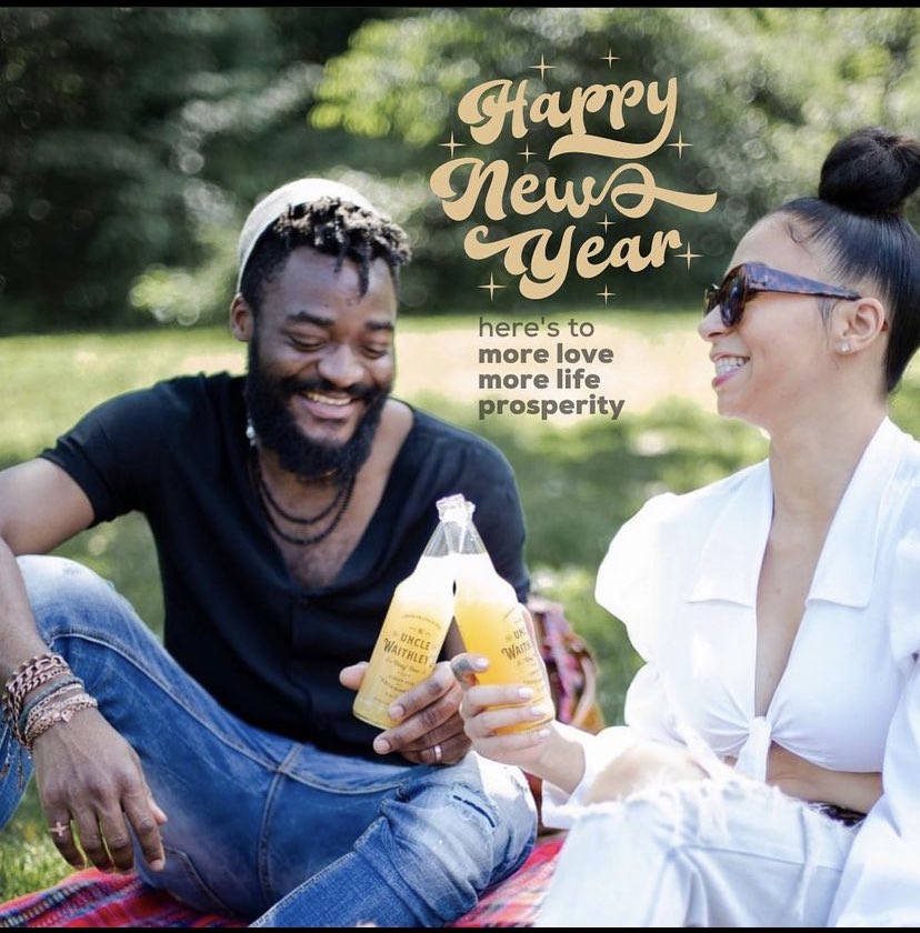 UncleWaithleys's tweet photo. Happy New Year from the Uncle Waithley’s Family! #unclewaithleys #gjngerbeer #allnatural #blackowned https://t.co/kDOog0bq4O