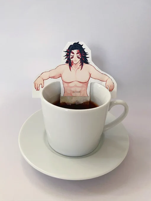 黒童お風呂パック工作キットのセブンネットプリント登録しました!この後会場リンクから番号確認できます。 #黒童月虹0102プリンタ持っている方は自宅で印刷できるデータもBOOTHで配布してますので良かったらどうぞ～ティーパックの作り方ツリーに繋げます 
