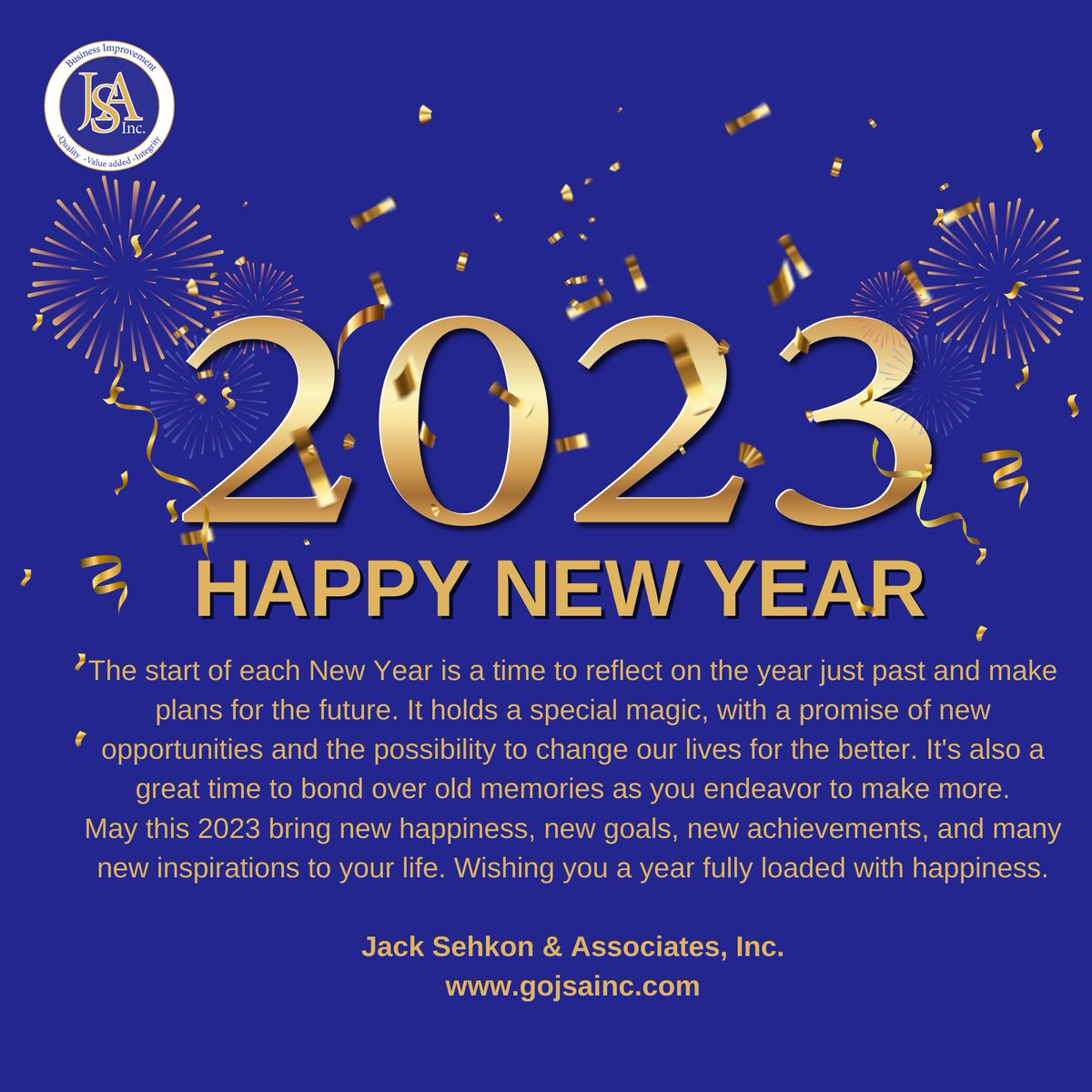 gojsainc's tweet image. Cheers to the New Year! May 2023 be an extraordinary one!
#surrey #edmonton #fraservalley #qualitymanagementsystem #occupationalhealthandsafetymanagementsystems #toronto #onlinecourses #careeradvancement #onlinelearning #happynewyear #2023 #newyear #newyou #newgoals