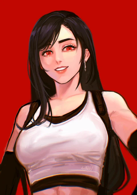 Been enjoying #FF7R lately so here's Tifa 
