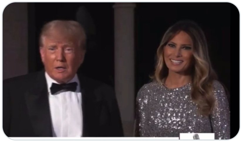 President Trump and our Beautiful First Lady Melania celebrating New Years at Mar-a-Lago!!