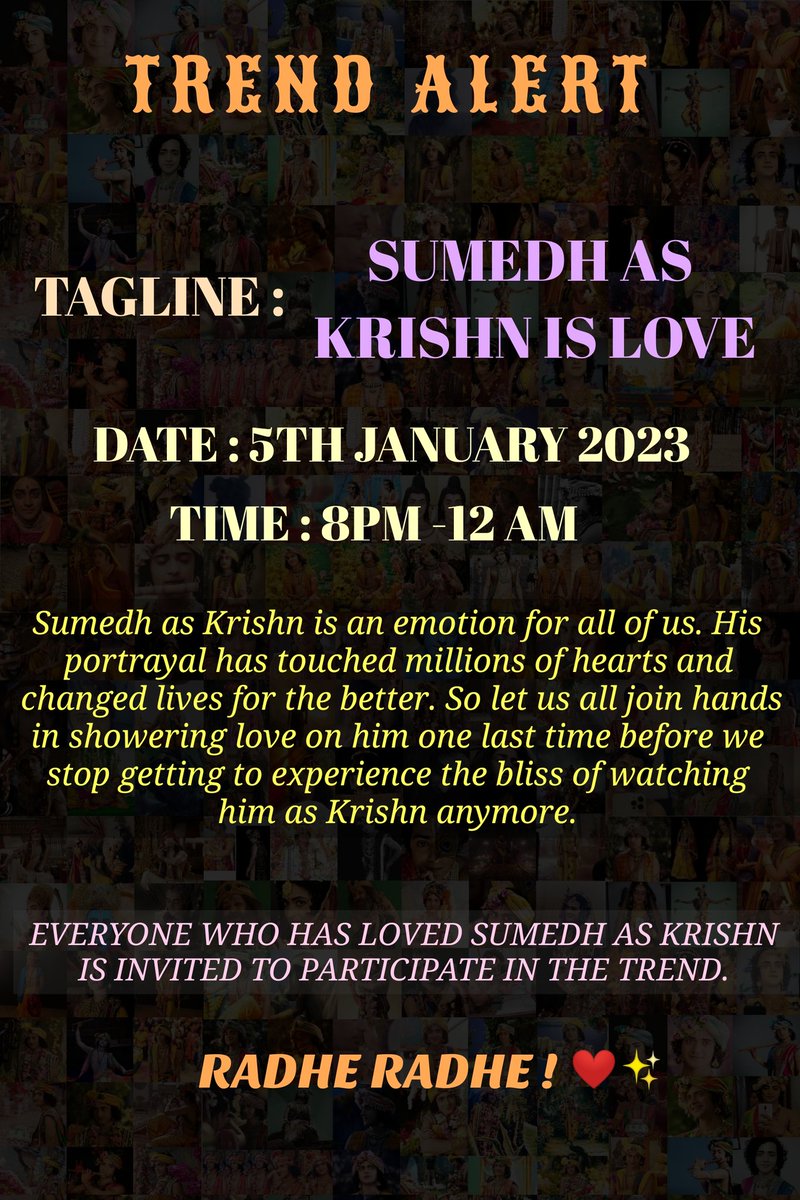 thankyousumedh's tweet photo. Hello Everyone, Have a look upon it & Spread in a maximum way that everyone joins with us to make this trend Huge , Remarkable & Warm with love 🫶🏻
Kindly Spread ❤️ https://t.co/1jVYI1X5bg