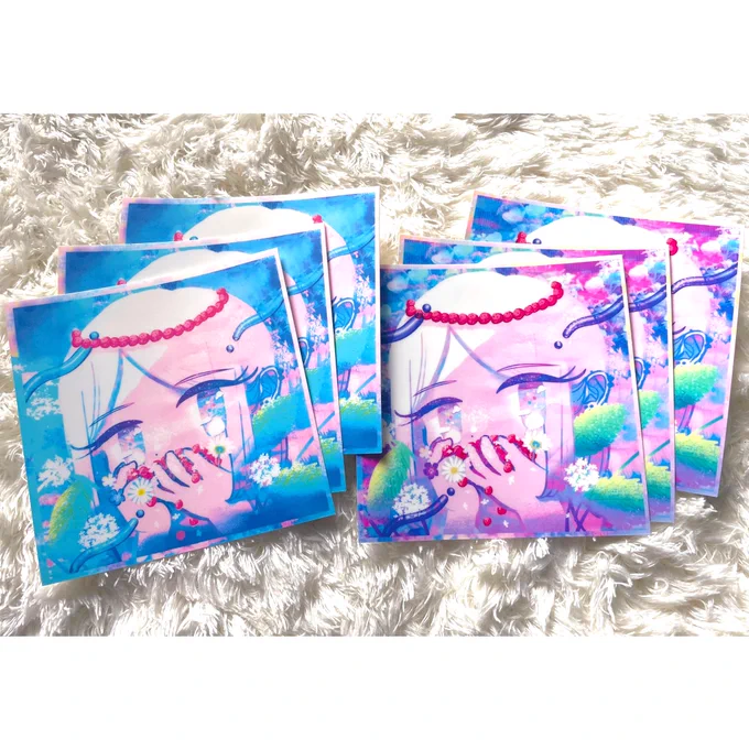 MV制作やCDデザインを担当させていただいたLilla Flicka様の✷1st album 『通過儀礼/Initiation』✷ 通過儀礼/Initiation BIGステッカーのお取扱を弊ショップで開始しましたLilla Flicka 1st album『通過儀礼/Initiation』ステッカー 