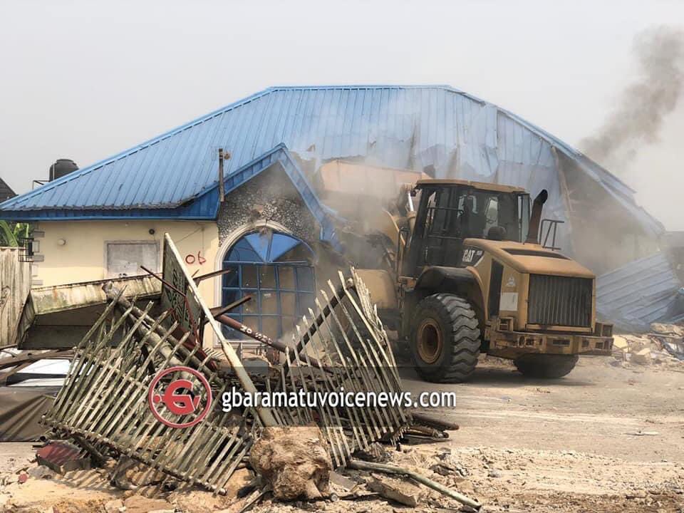 NNPC, Security Agencies destroy petrol station discovered by Tantita Security used in storing stolen crude oil in Delta 

A petrol station used in storing illegal crude has been discovered by Tantita Security Services Nigeria Limited.
