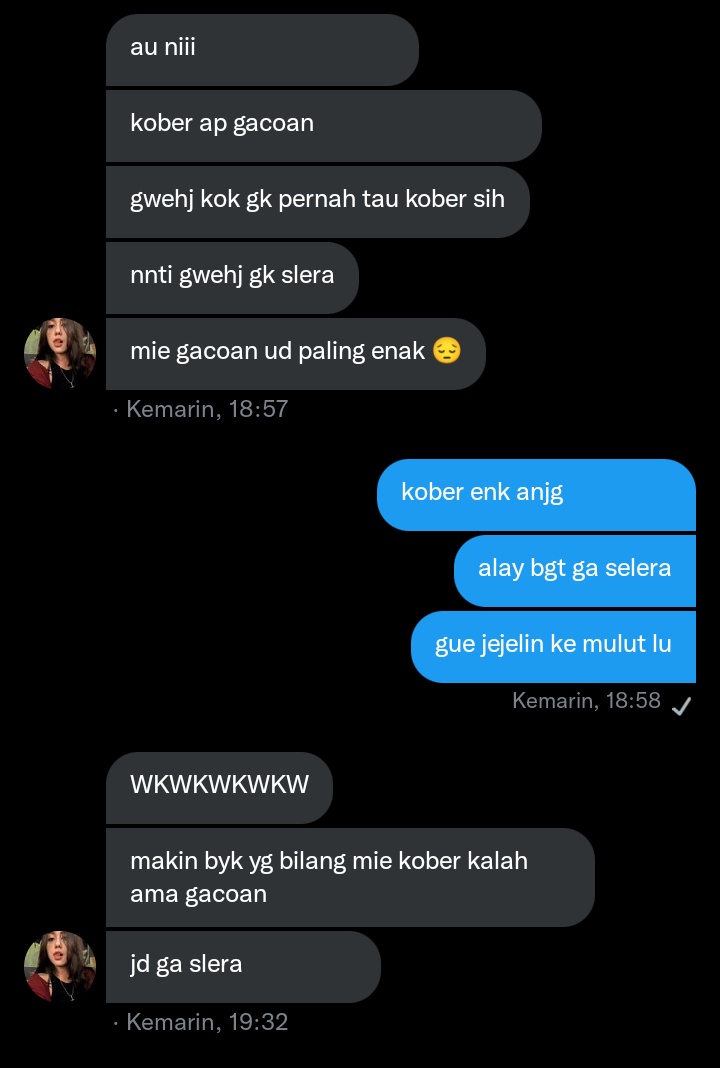 gmna klo kober ma gacoan kolep